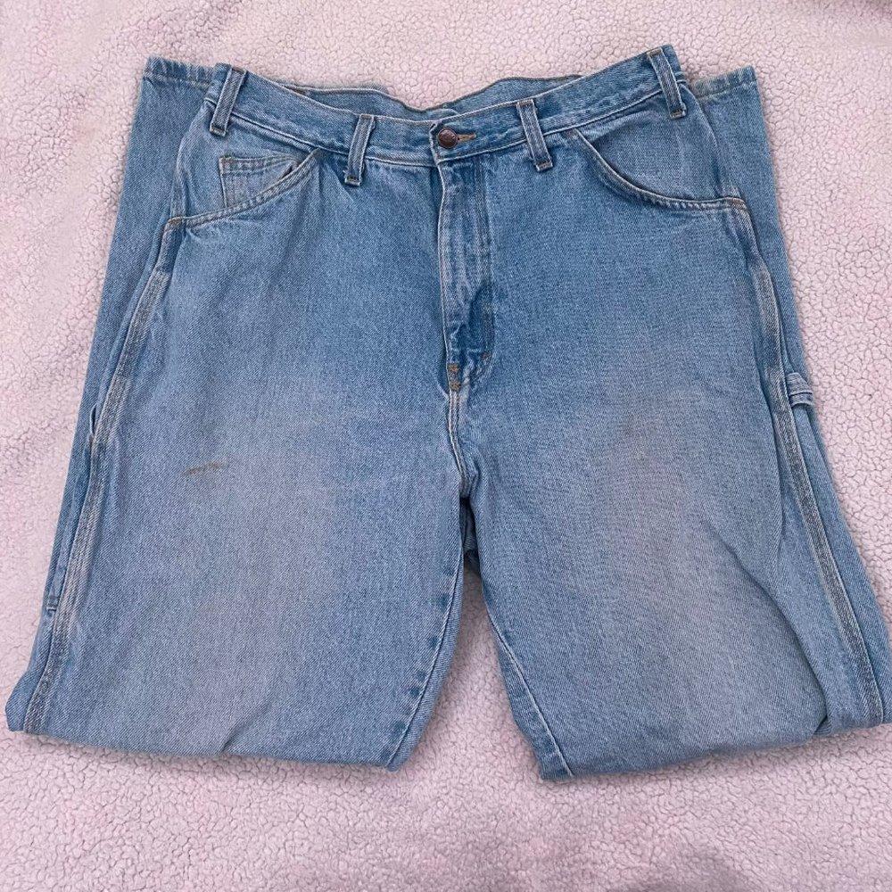 Dickies Light Wash Jeans; W34 L32